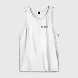 Майка мужская хлопок Russian SuperHero, цвет: белый