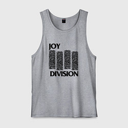 Майка мужская хлопок Joy Division - rock, цвет: меланж