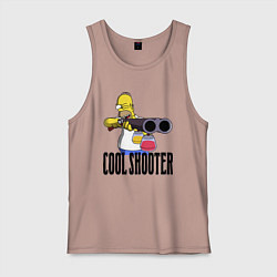 Мужская майка Гомер Симпсон - крутой стрелок