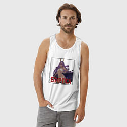 Майка мужская хлопок Нитокрис Egyptica - FateGrand Order, цвет: белый — фото 2