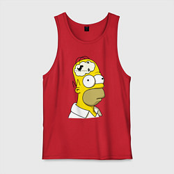 Мужская майка Гомер Симпсон - нет подключения к интернету