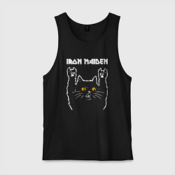 Мужская майка Iron Maiden rock cat