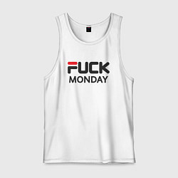 Мужская майка Fuck monday, anti-brand, fila