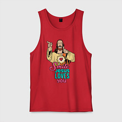 Мужская майка Jesus Christ love u