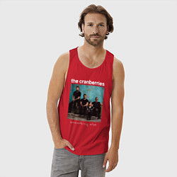 Майка мужская хлопок The Cranberries rock, цвет: красный — фото 2