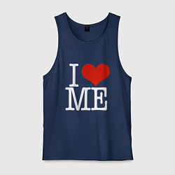 Мужская майка I love me
