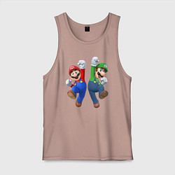 Мужская майка Марио и Луиджи