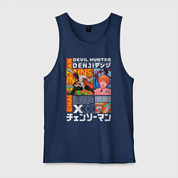 Мужская майка Денджи человек-демон