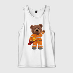 Мужская майка Пожарный медведь
