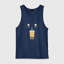 Мужская майка Тоторо с напитком