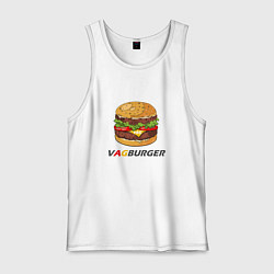Майка мужская хлопок VAGBURGER, цвет: белый