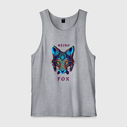 Мужская майка Голова лисы - нейронная сеть