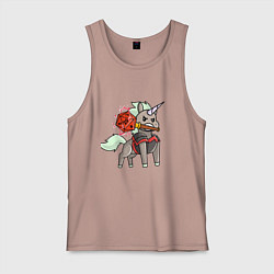 Мужская майка Единорог ДНД