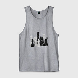 Мужская майка Фигуры шахматиста