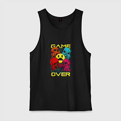 Мужская майка Game over inscription