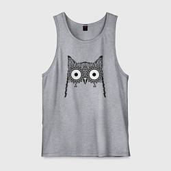 Мужская майка Глазастая сова