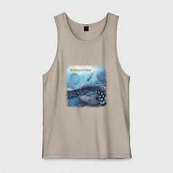 Мужская майка Subnautica - подводный мир