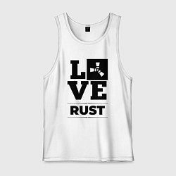 Мужская майка Rust love classic