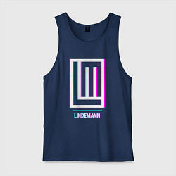 Мужская майка Lindemann glitch rock