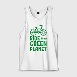 Мужская майка Ride for a green planet