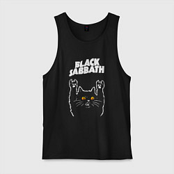 Мужская майка Black Sabbath rock cat