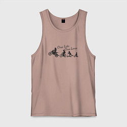 Мужская майка One life one love