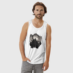 Майка мужская хлопок Мертвый анархист и орда, цвет: белый — фото 2