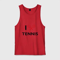 Мужская майка I Love Tennis