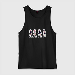 Мужская майка BLACKPINK стоят в пол оборота