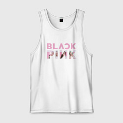 Мужская майка Blackpink logo Jisoo Lisa Jennie Rose