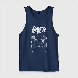 Мужская майка Slayer rock cat