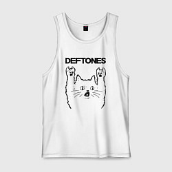 Мужская майка Deftones - rock cat