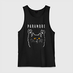 Мужская майка Paramore rock cat