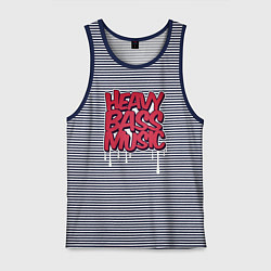 Мужская майка Heavy bass music