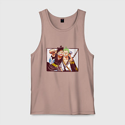 Мужская майка Луффи и Ророноа Зоро - Ван пис