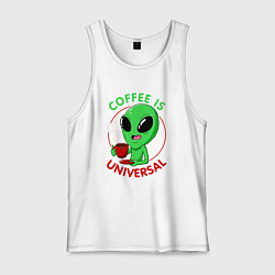 Мужская майка Coffee is universal