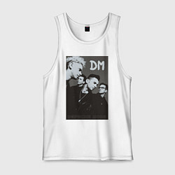 Майка мужская хлопок Depeche Mode 90 Violator, цвет: белый