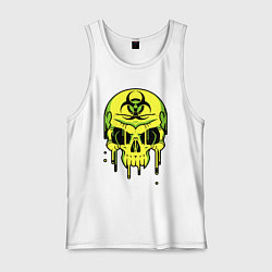 Мужская майка Biohazard skull