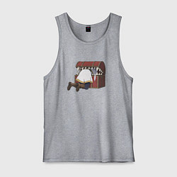 Мужская майка Фрирен застряла в сундуке мимике