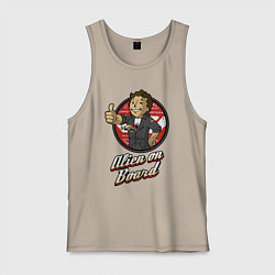 Мужская майка Fallout - vault girl