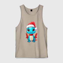 Мужская майка Сказочный новогодний дракоша