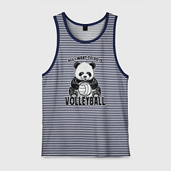 Мужская майка Panda volleyball