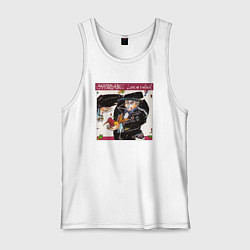 Майка мужская хлопок Camouflage - Love Is A Shield, цвет: белый