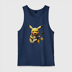 Мужская майка Поющий Пикачу