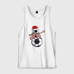 Мужская майка Soccer snowman