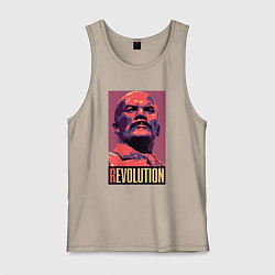 Мужская майка Lenin revolution