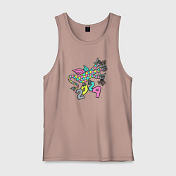 Мужская майка Русский дракон на Новый год