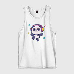Мужская майка Music panda