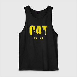 Мужская майка Cat облик