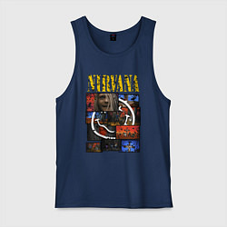 Мужская майка Nirvana heart box